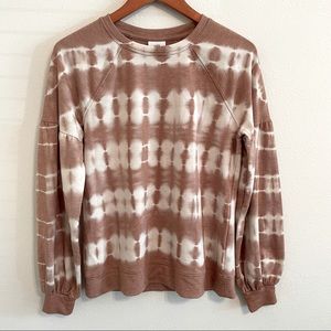Knox Rose Terracotta Tie Die Sweatshirt